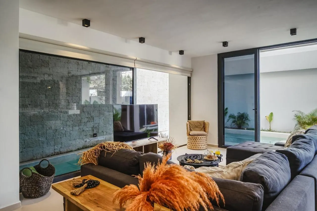 2Br Coworking Freestanding Bathtub Private Pool Apartment Tulum Mexico
