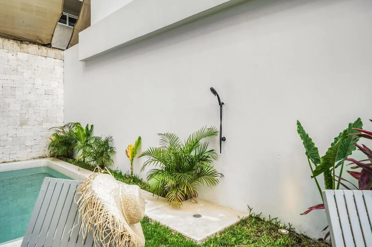 2Br Coworking Freestanding Bathtub Private Pool Apartment Tulum